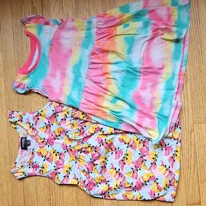 Two 3T Pink and Yellow Dresses